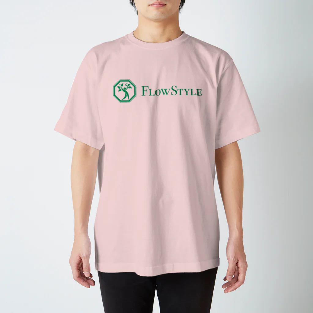 DISHINOBI HARDCORE WORKS.のFlowStyle 横ロゴ Regular Fit T-Shirt