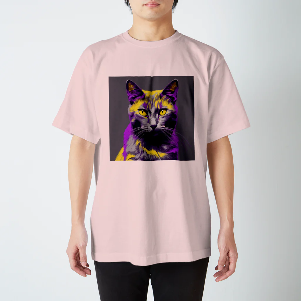 ながさわショップのnight cat Regular Fit T-Shirt