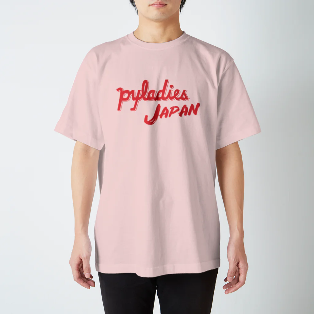 PyLadiesTokyoのPyLadies Japan 赤文字ver スタンダードTシャツ