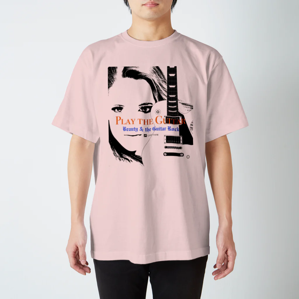 LHYTHM（リズム）のBeauty & The Guitar Rock #2 スタンダードTシャツ