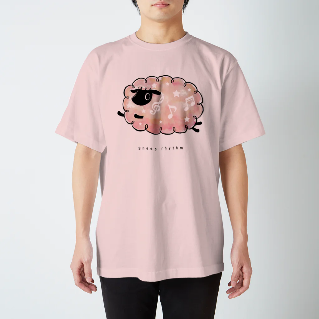 スタジオ･キーストンの羊のリズム  Sheep rhythm スタンダードTシャツ