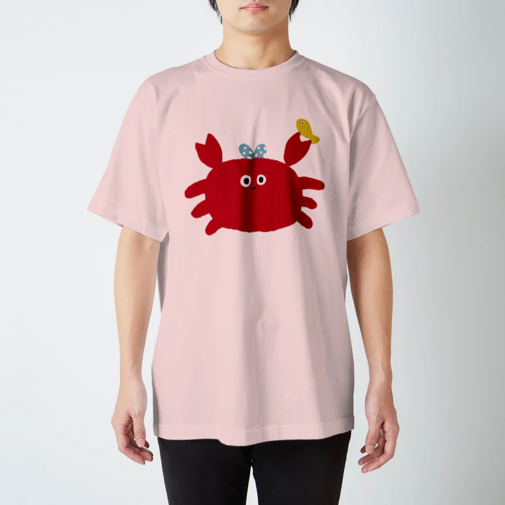 いしやま暁子のカニさん スタンダードTシャツ