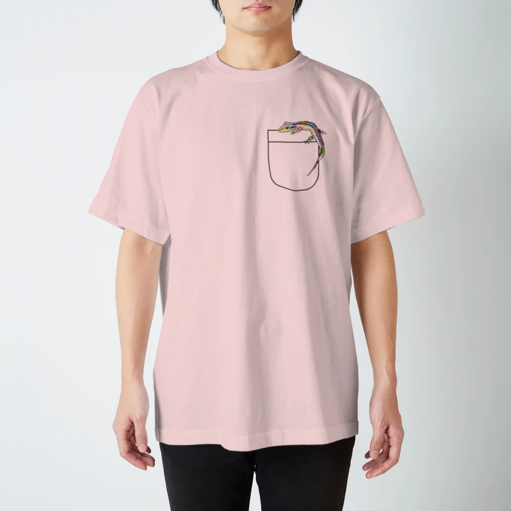 INOSTUDIOのポケットトカゲ Regular Fit T-Shirt