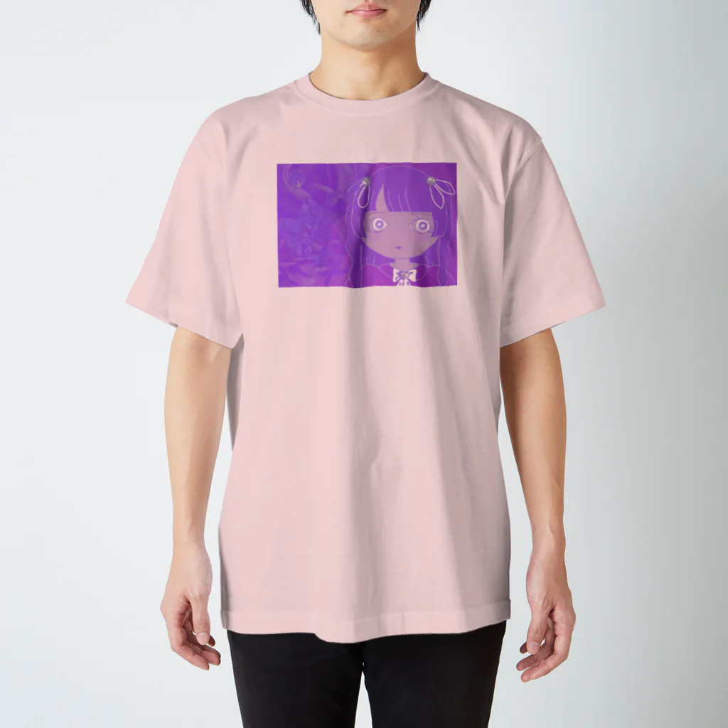 💜Salon de Lucia💜のPortrait No.xxx  BLUEBERRY スタンダードTシャツ