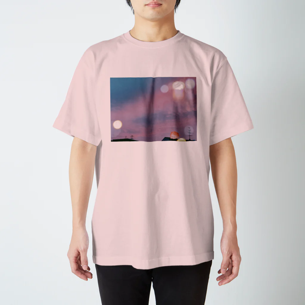 HARI-玻璃-の夕焼けに潜むほしあめ スタンダードTシャツ