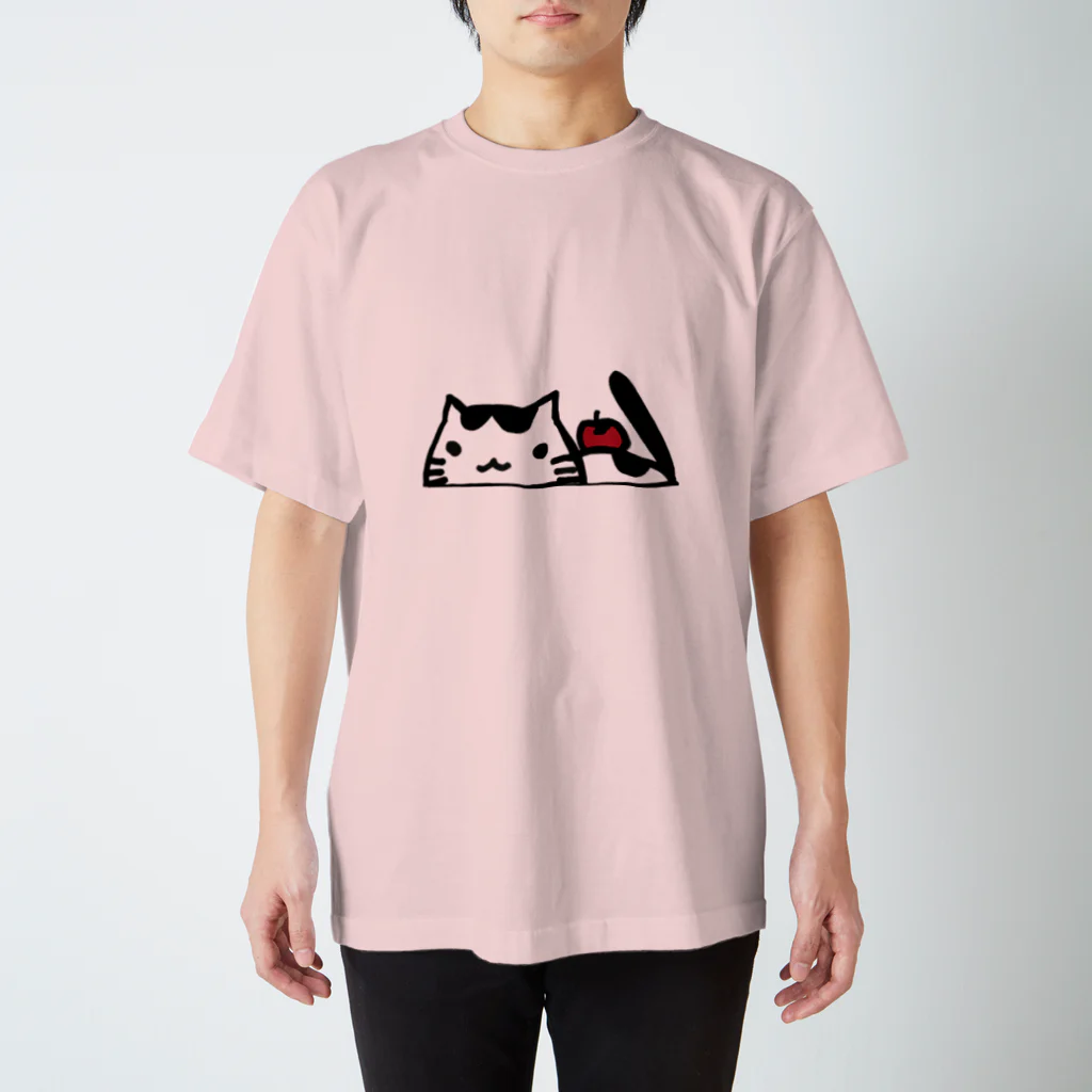 🍎かななん🍎のねこりんごちゅちゅ スタンダードTシャツ