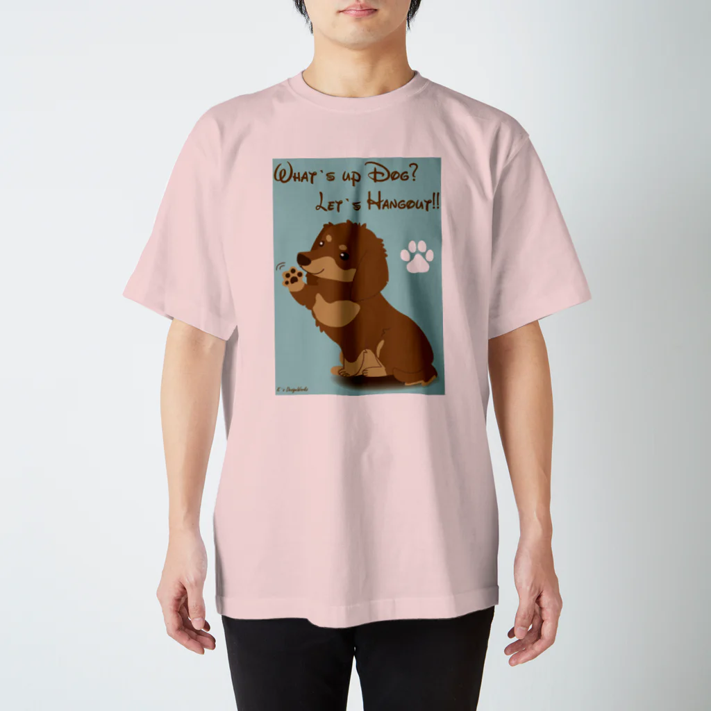 K'sDesignWorksのWhat‘s up Dog? スタンダードTシャツ