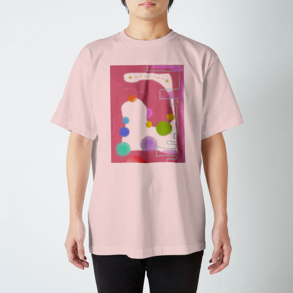 めんたんぴんのガスってるドット スタンダードTシャツ