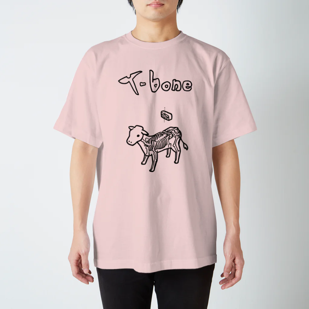りんご精肉店の🥩ＴボーンＴシャツ🥩 Regular Fit T-Shirt