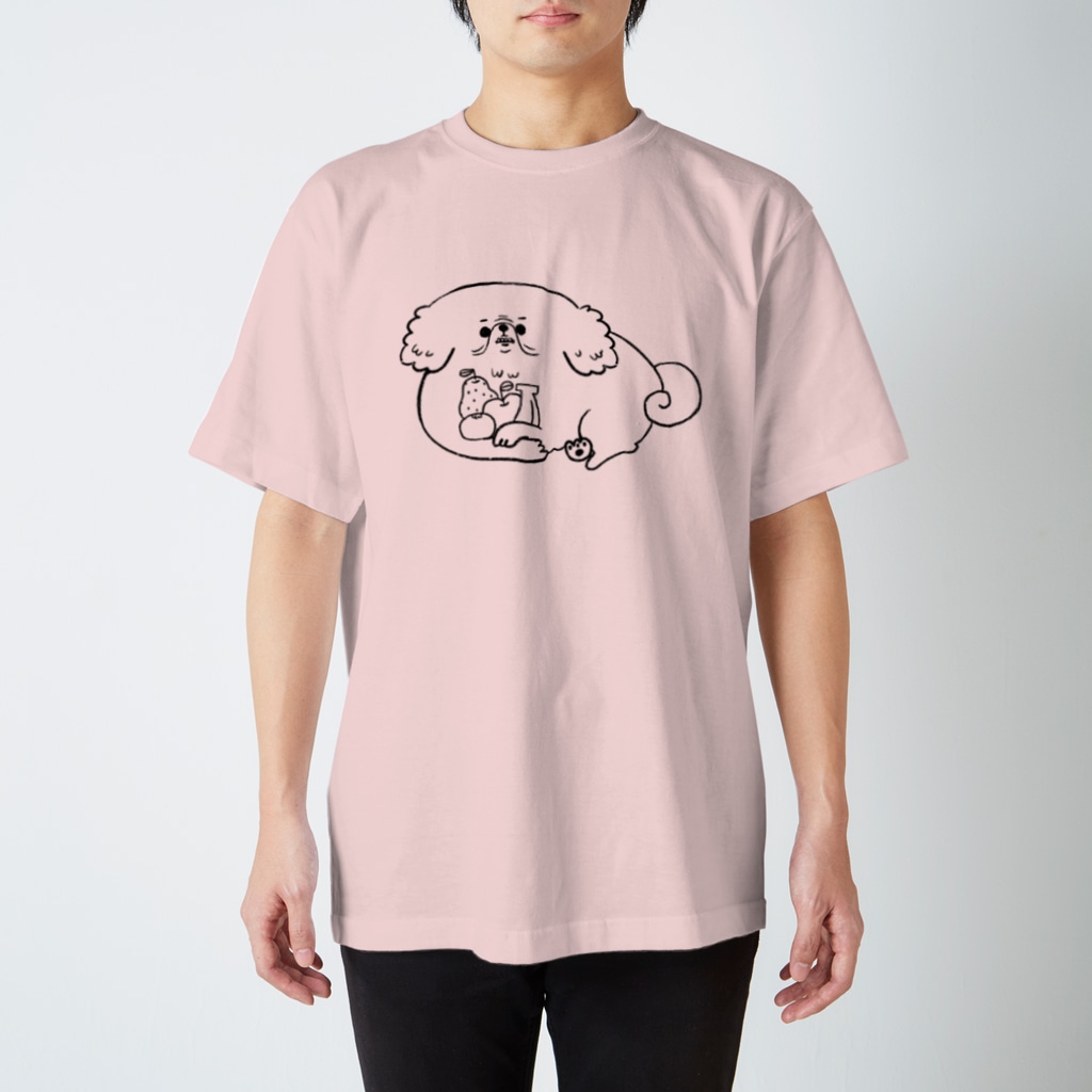 フルーツを抱く男 脱力みーちゃん Dtrk Miichan のスタンダードtシャツ通販 Suzuri スズリ