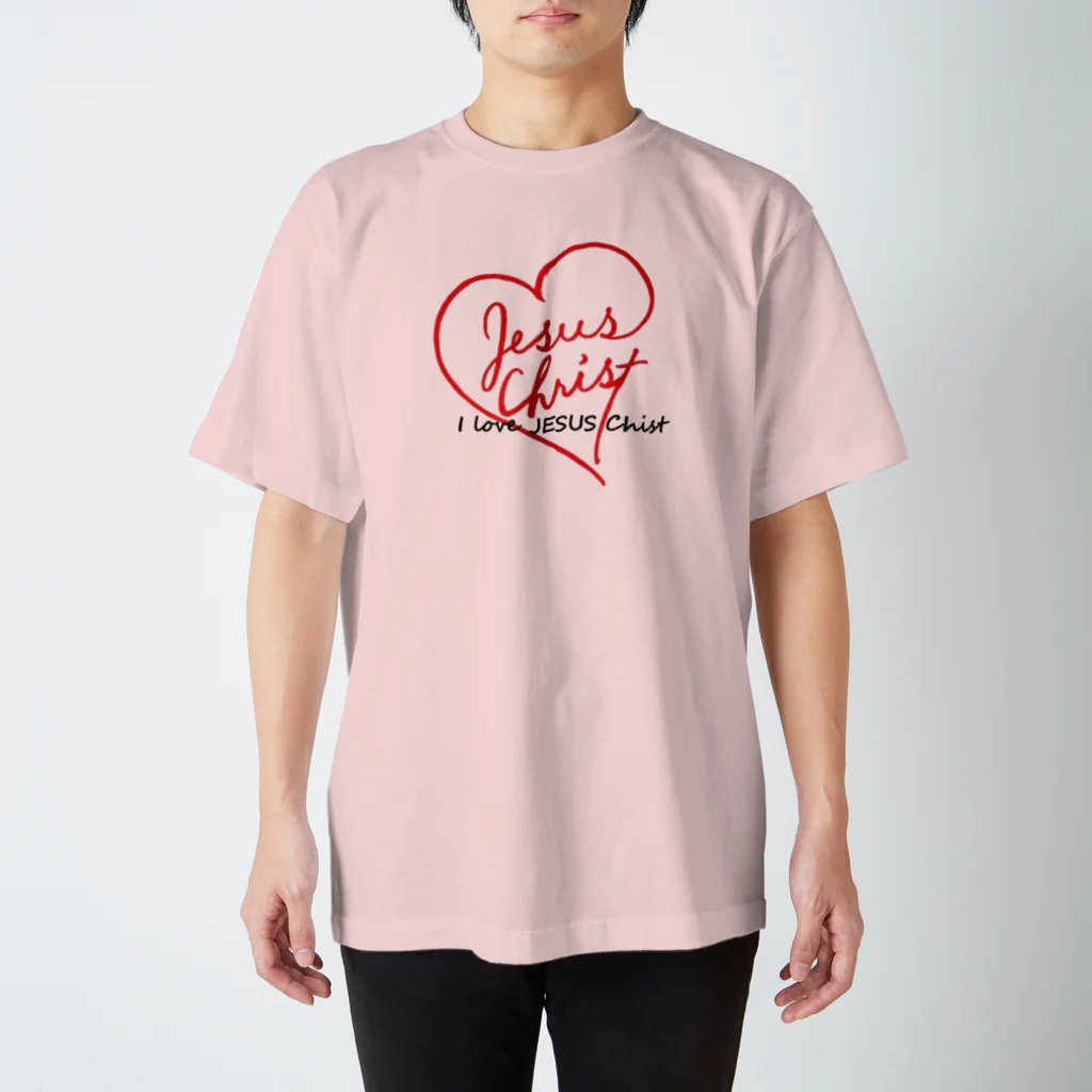 JESUS  ショップのJESUS I LOVE  スタンダードTシャツ