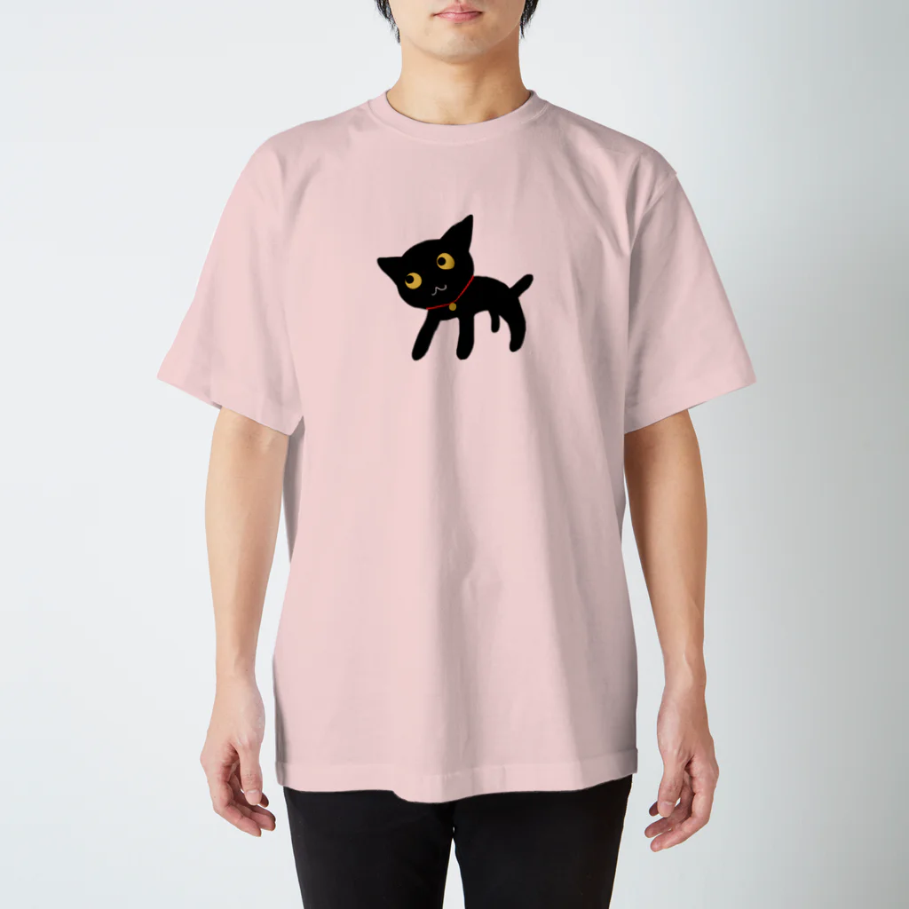 のほほん屋の黒猫さん スタンダードTシャツ