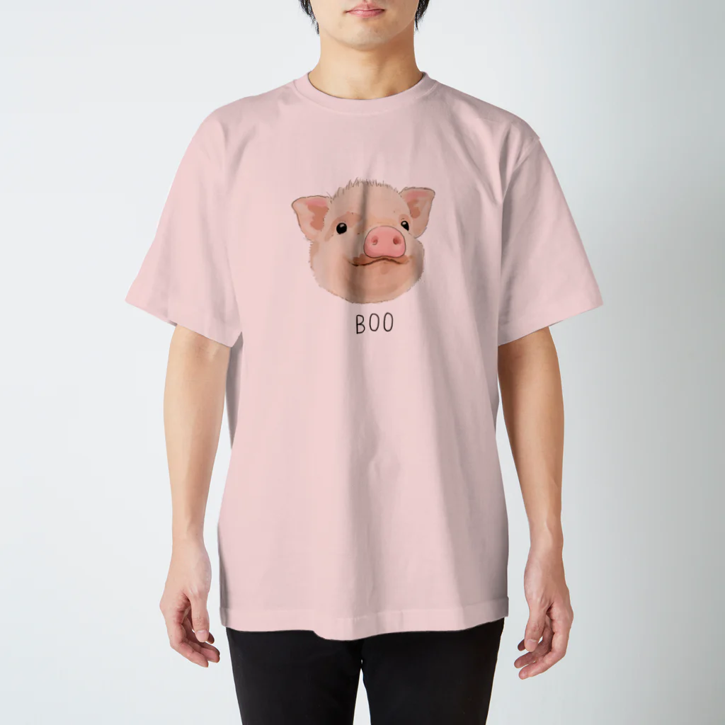 みきぞーん｜保護猫 ミッキー画伯と肉球とおともだちのboo スタンダードTシャツ