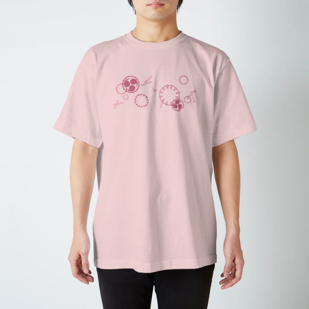 音楽と和の雑貨屋　たむたむの【和太鼓の日2022】和太鼓ごろごろ　桃 Regular Fit T-Shirt