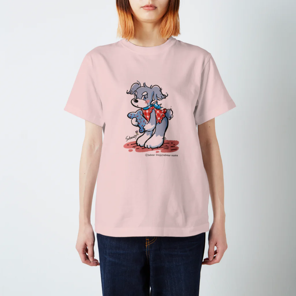 obosa_DENS/SABEAR_shop ＠SUZURIのシュナガール_骨クッション_ウェア Regular Fit T-Shirt