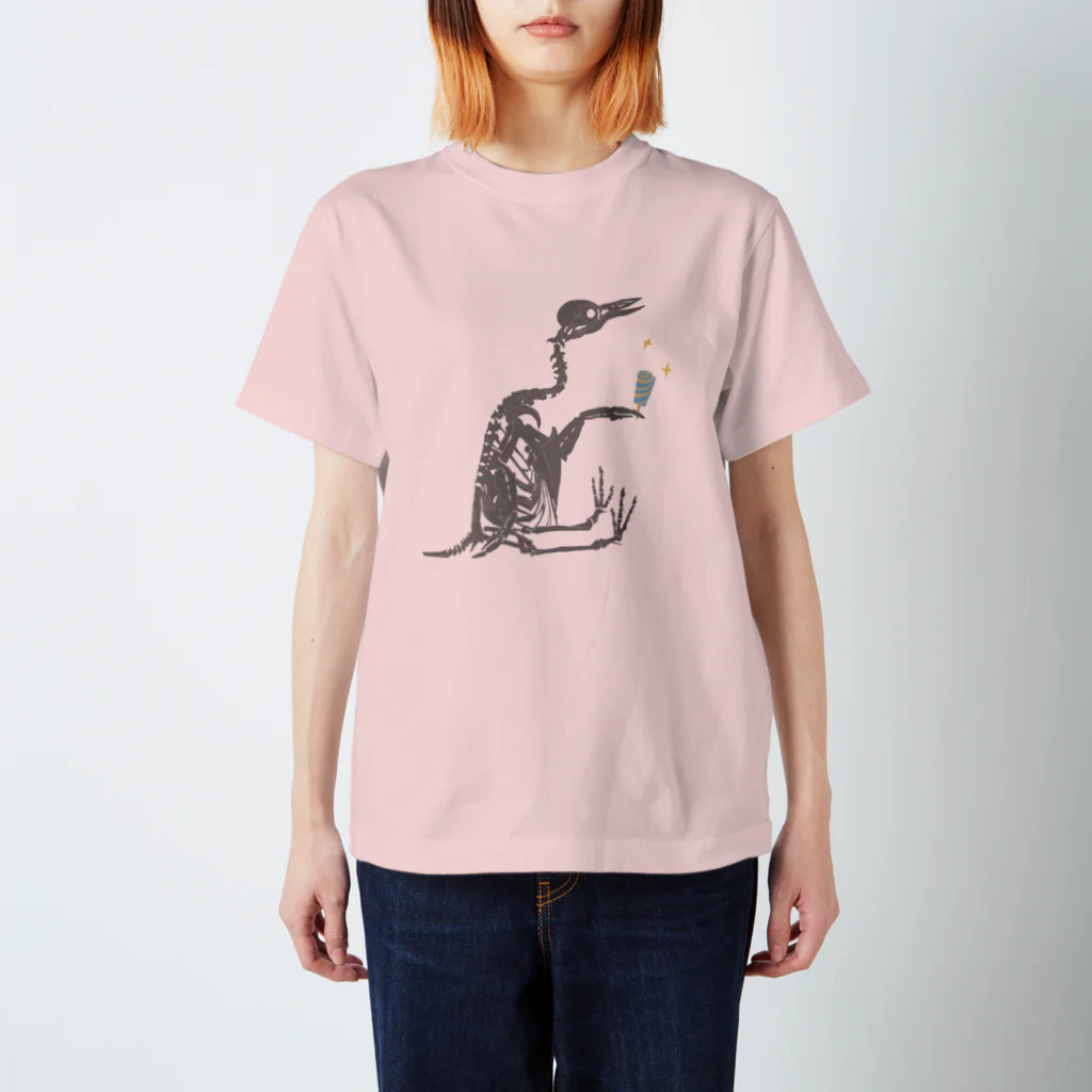 マツザキユキのおすわり骨ちゃん スタンダードTシャツ