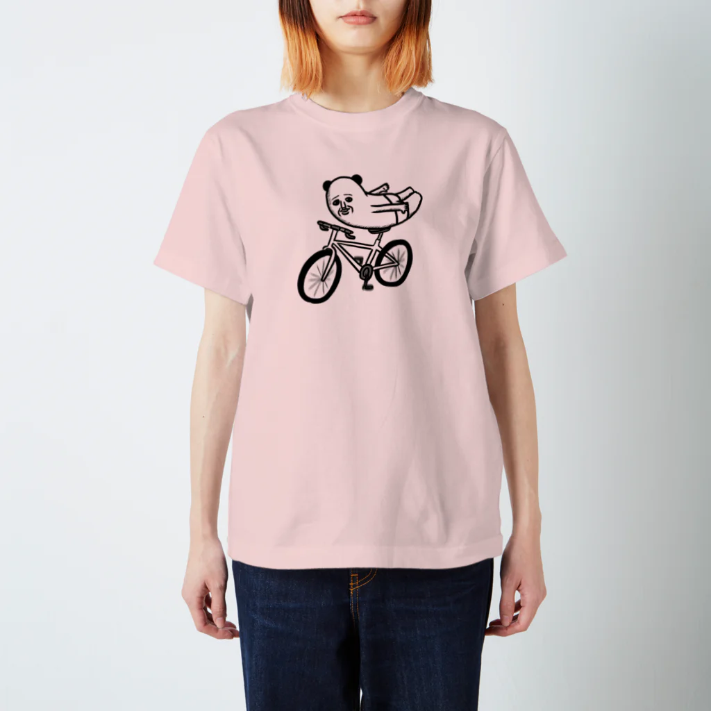 mamezoのパンダおっさん（サイクリング） Regular Fit T-Shirt