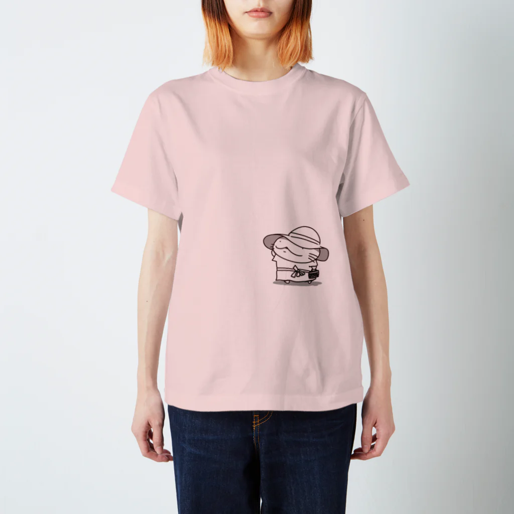 YUTANEKO公式ショップのゆたねこ夏コーデ（単色） スタンダードTシャツ