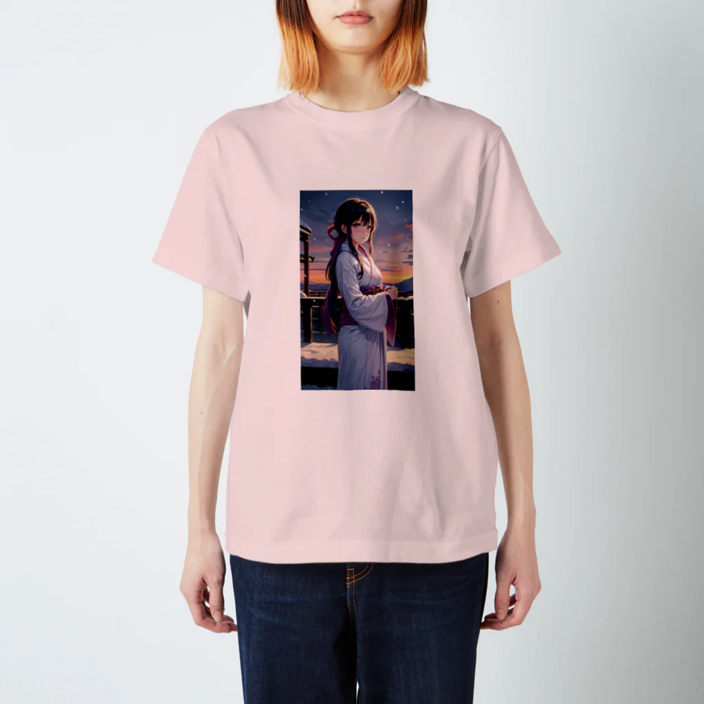 kimono_musume  AI artのscene5 Regular Fit T-Shirt