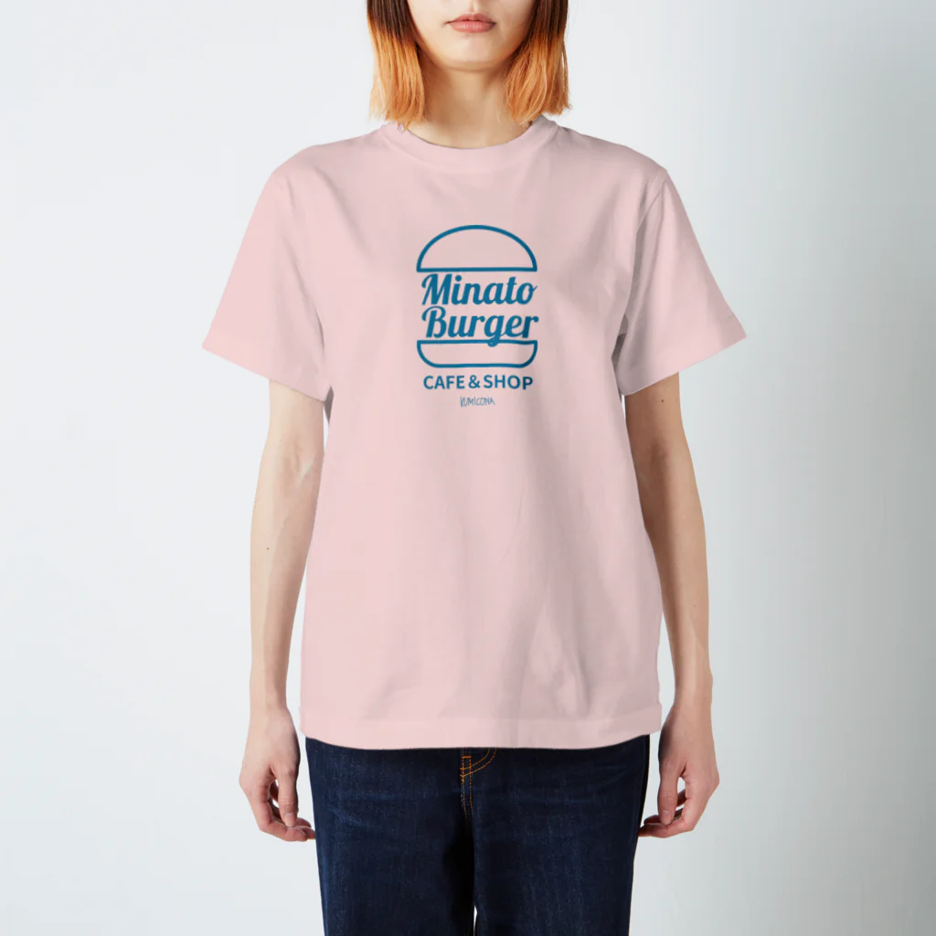 kumiconaShopのミナトバーガー_ロゴグッズ(MinatoBurger) スタンダードTシャツ