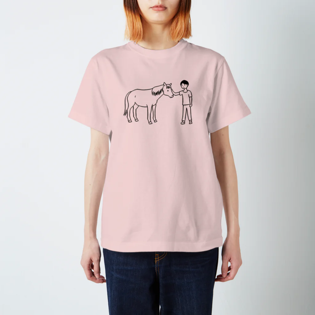 馬のいる日常の馬のいる日常 スタンダードTシャツ