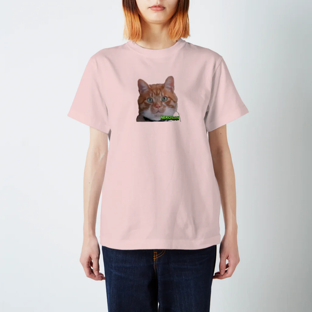 壁かべSHOP・SUZURI店のひょっこり猫さんCOL. Regular Fit T-Shirt