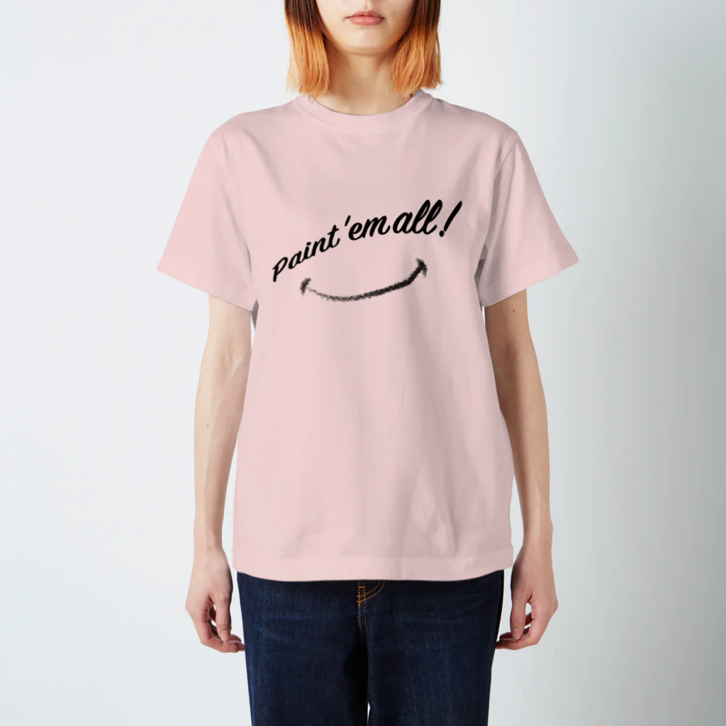 Paint 'em allのペイントスマイル スタンダードTシャツ