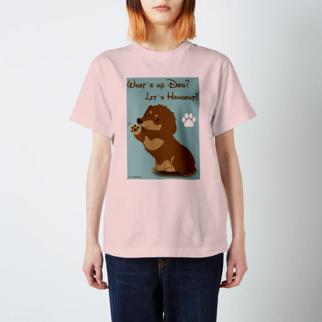 K'sDesignWorksのWhat‘s up Dog? スタンダードTシャツ