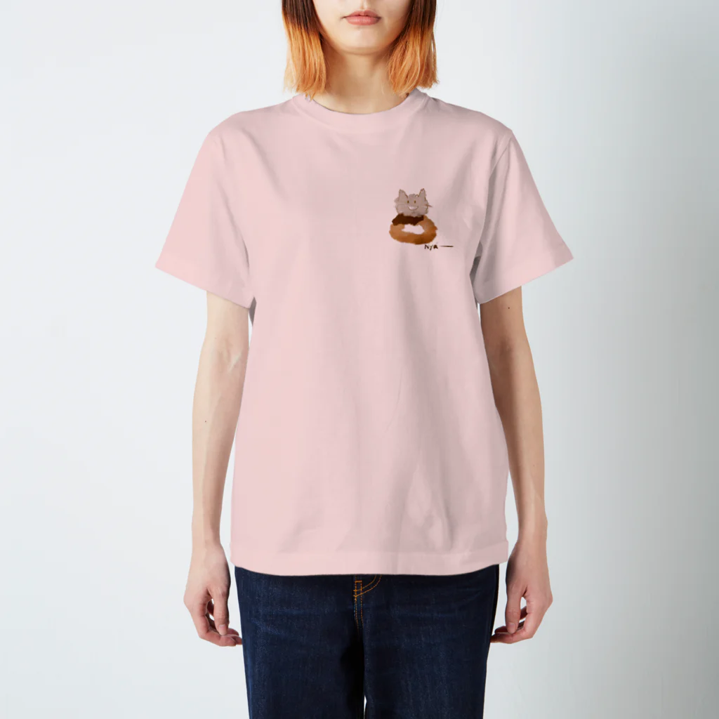 ポテトのおみせ😆✨のねこクリームのうまうまドーナツ Regular Fit T-Shirt