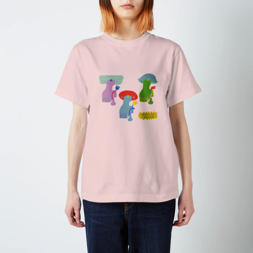 わちゃぽ宇宙人/シマダソラシドのうちゅうじんの石膏像👽🔥 Regular Fit T-Shirt