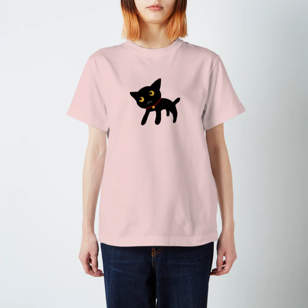 のほほん屋の黒猫さん スタンダードTシャツ