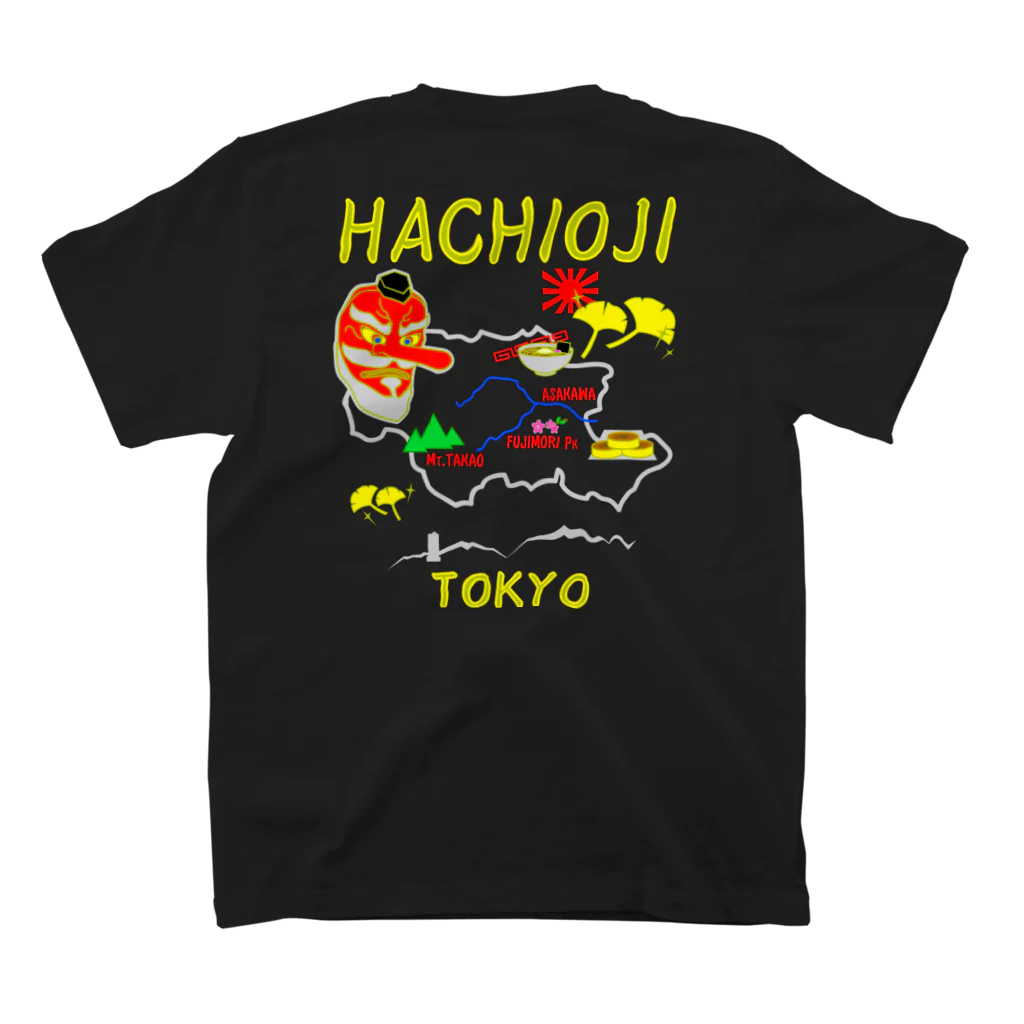 HAJIME73のHACHIOJI STRUT スタンダードTシャツの裏面