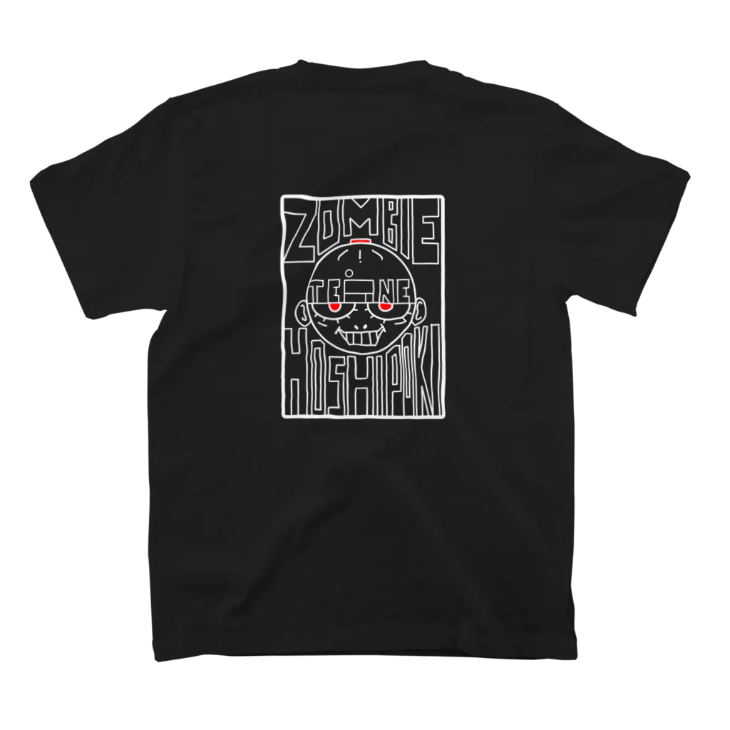 TAKAPINCHーTSHIRTS SHOPーのTEINE'ck ZOMBIE LOGO スタンダードTシャツの裏面