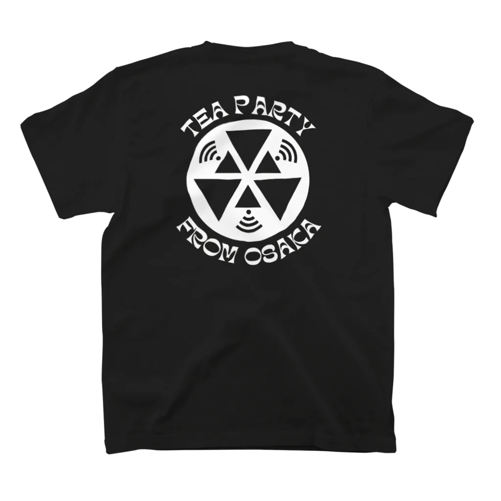 TEA PARTY Dance ShopのTEA PARTY バックプリントTシャツ Black スタンダードTシャツの裏面