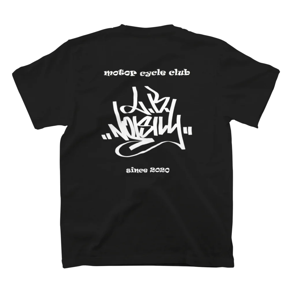 motor cycle club  “L.B NOISILY”のL.B NOISILY オリジナル スタンダードTシャツの裏面