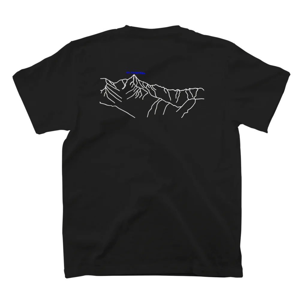 kscotoのThe Northern Alps スタンダードTシャツの裏面