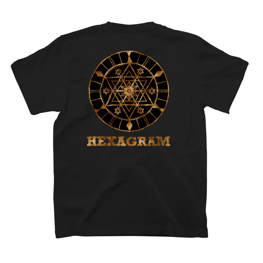 薈.collectionのHexagramシリーズ スタンダードTシャツの裏面