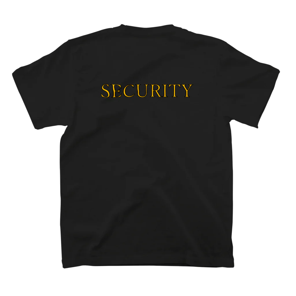 マニア堂のSECURITY Tシャツ スタンダードTシャツの裏面