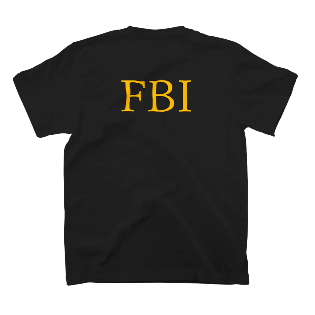 マニア堂のFBI Tシャツ Regular Fit T-Shirtの裏面