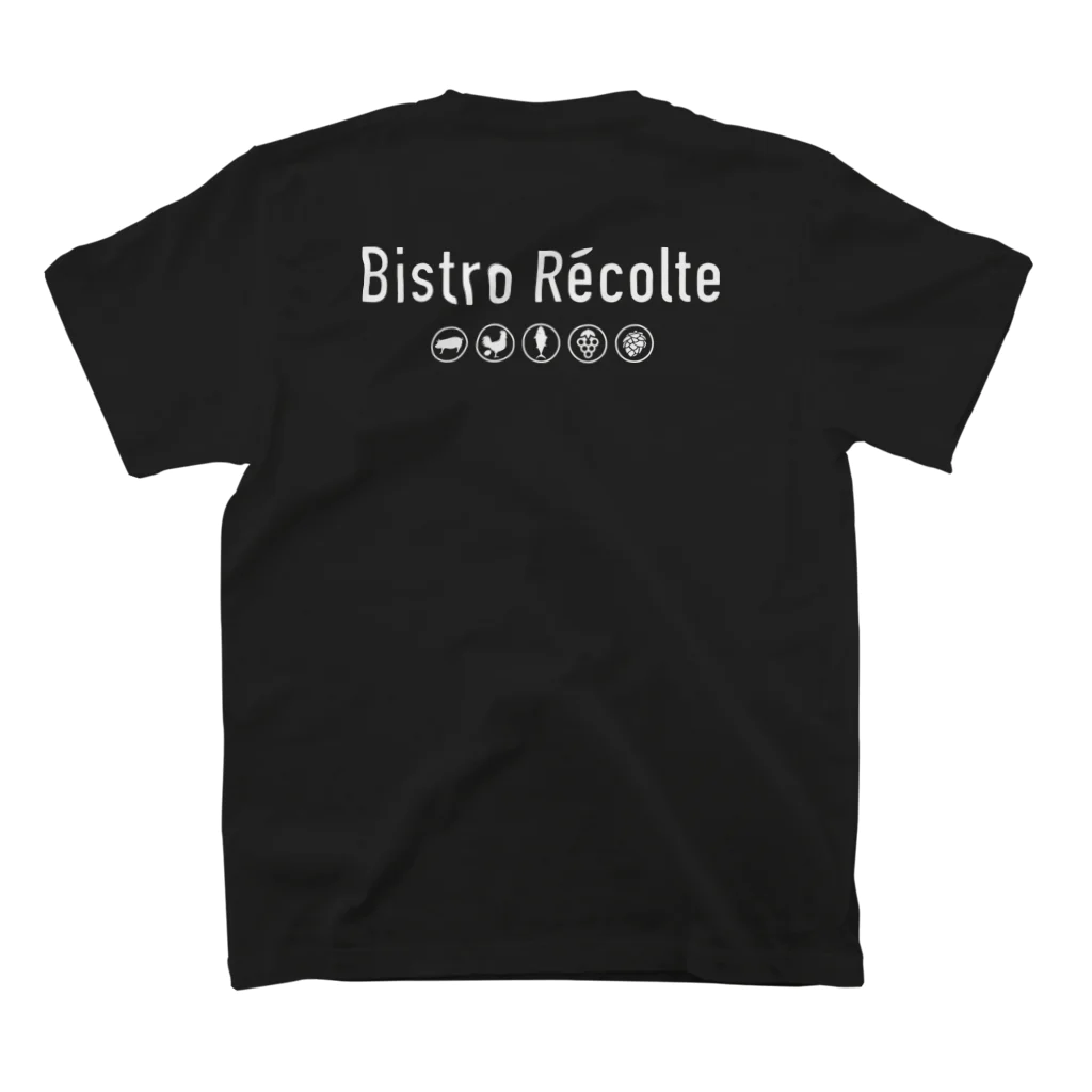 BistroRécolteのBistro Récolte バックロゴTシャツ スタンダードTシャツの裏面