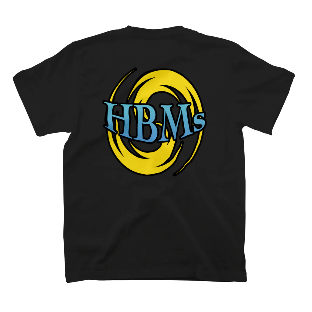 HBMs-Heart Beat Music shop-のHBMs original Tシャツ Regular Fit T-Shirtの裏面