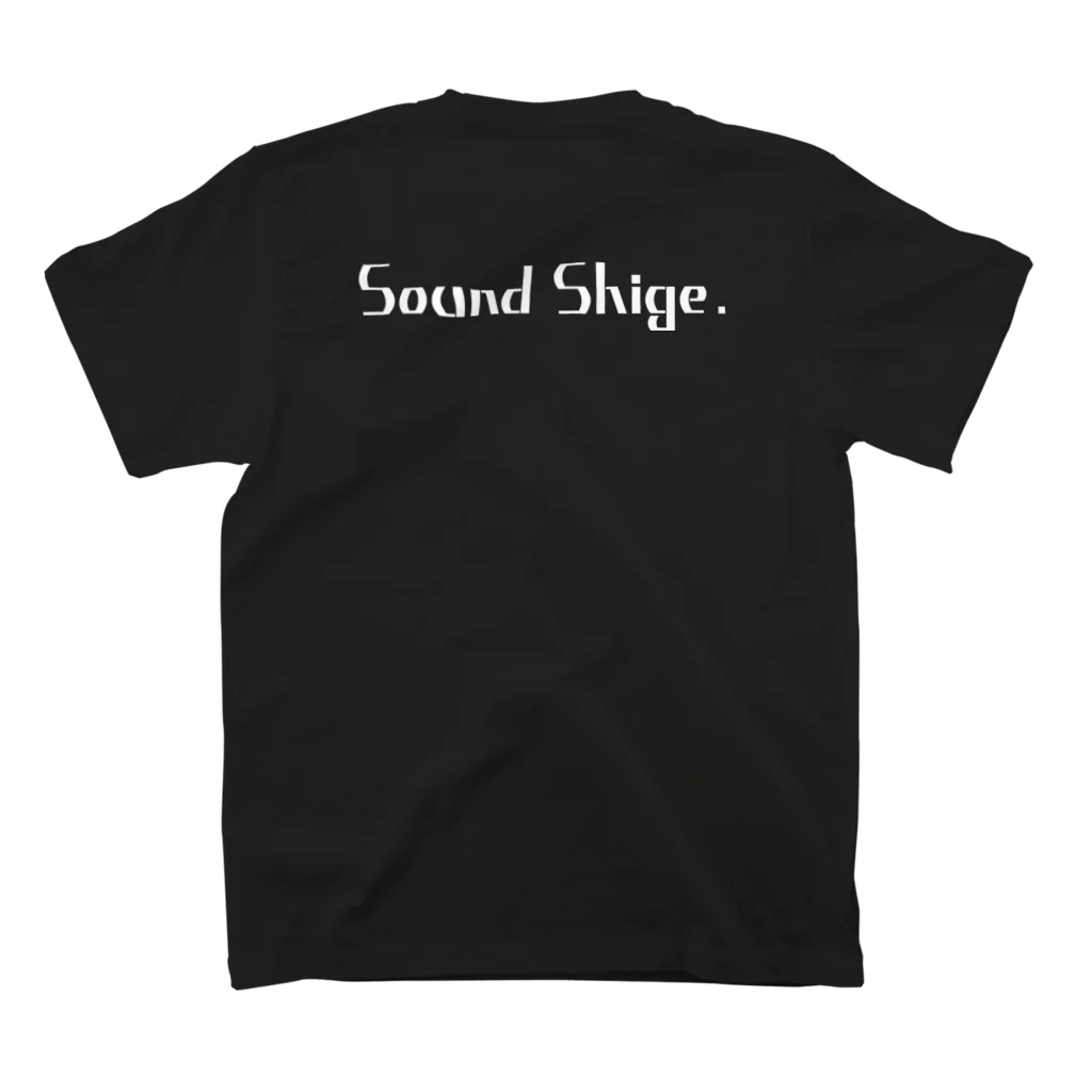 茂。のSound Shige. スタンダードTシャツの裏面