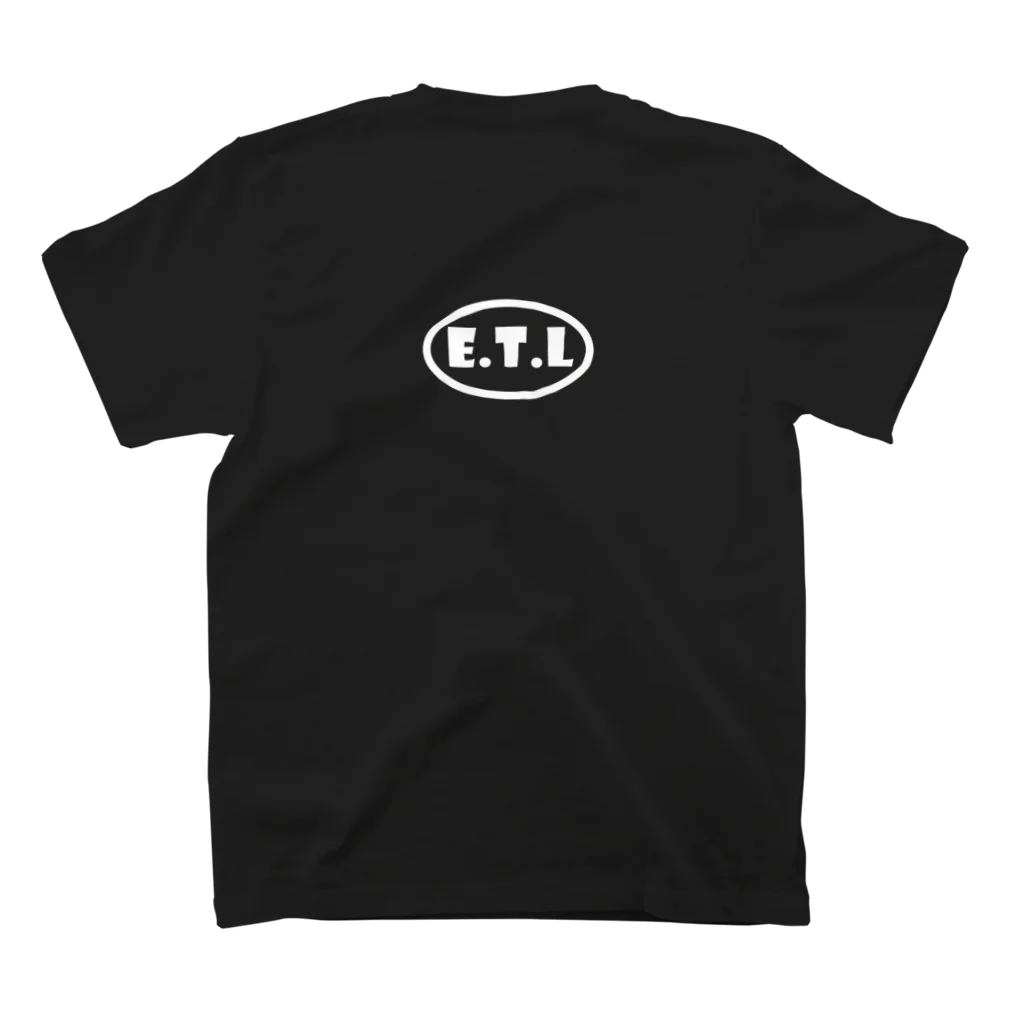 E.T.L.SPORTSのE.T.L OVAL LOGO Regular Fit T-Shirtの裏面