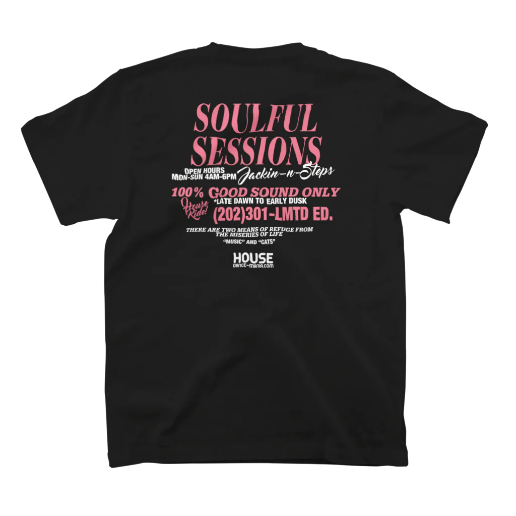 HOUSE DANCE MANIAの【2023SS】Soulful Sessions 티셔츠の裏面