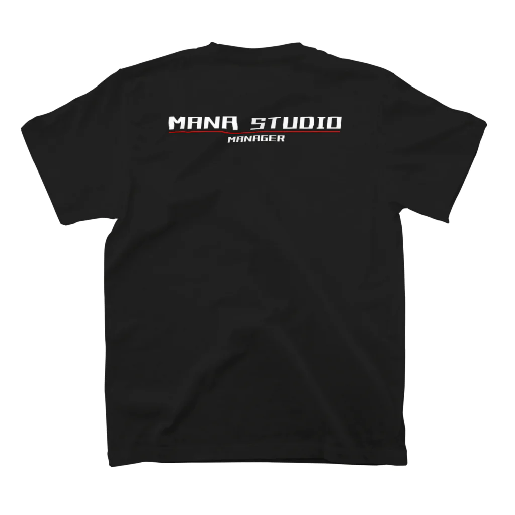 マネショップのMANA STUDIOシリーズ スタンダードTシャツの裏面