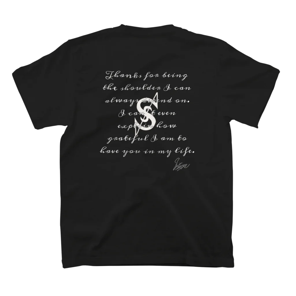 s.i.d.の緊急再販❗s.i.d.オープン記念特別限定サイン入りメッセージ スタンダードTシャツの裏面