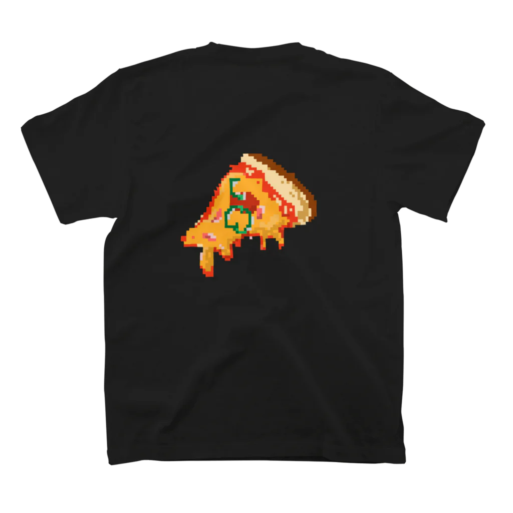 Japanolofi_RecordsのMix Pizza (dot) Regular Fit T-Shirtの裏面