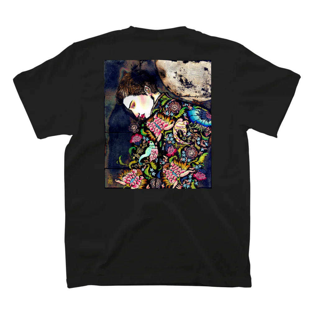 mingo-Edenの花喰鬼（バックプリント） スタンダードTシャツの裏面