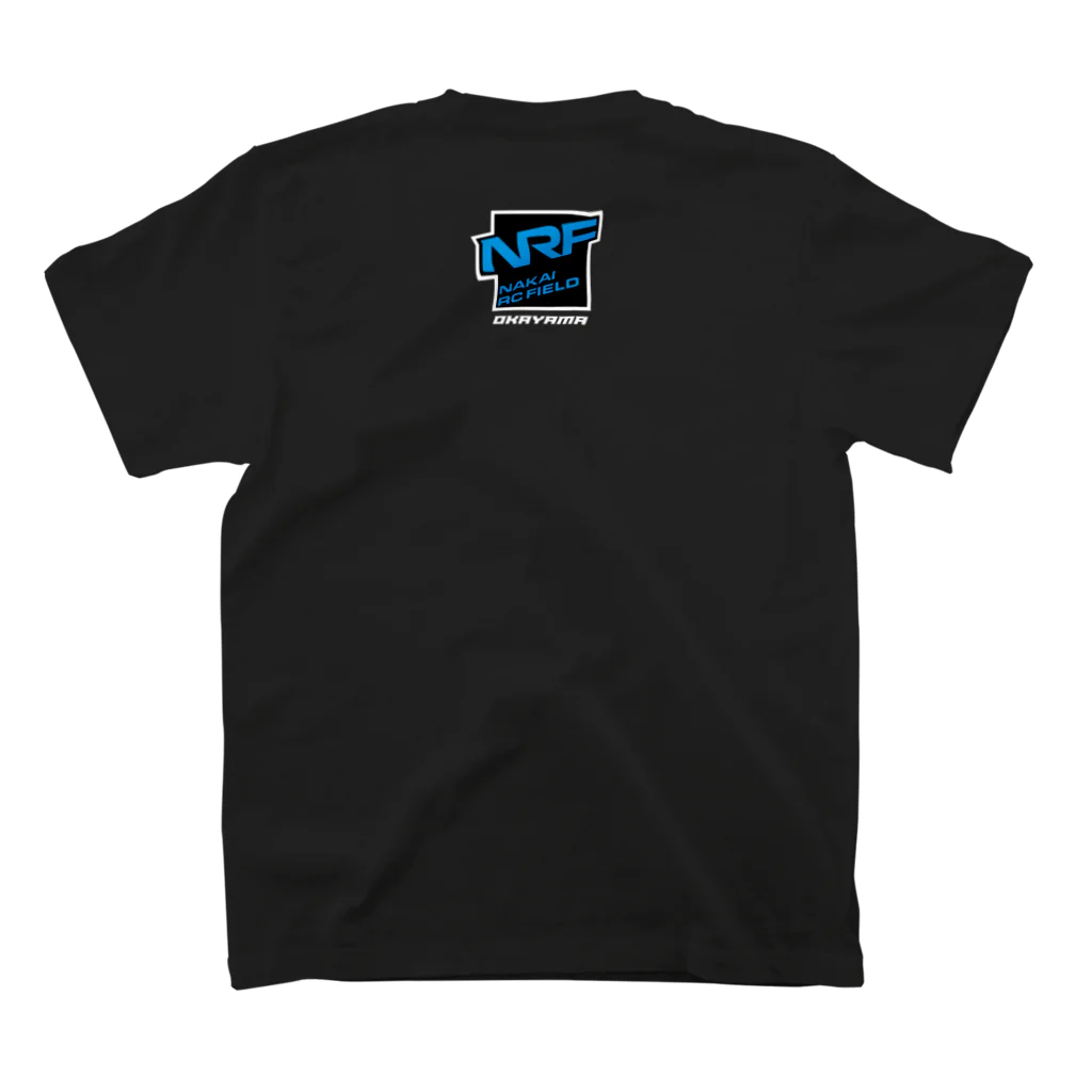 RCF RC CAR FUN SHOPのNRF Tシャツ CYAN スタンダードTシャツの裏面