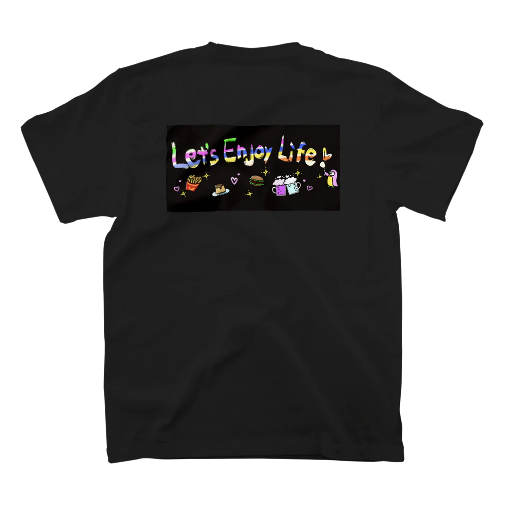 スイーツ大好き💕のlet's enjoy life スタンダードTシャツの裏面